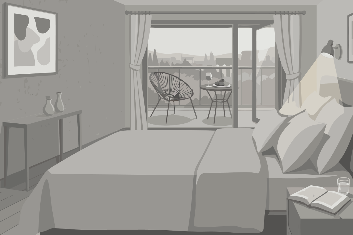 Chambre Classique avec 2 Lits Séparables